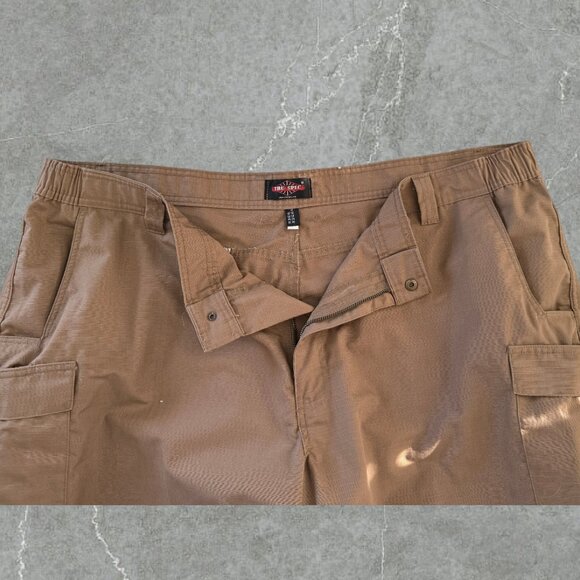 Tru-Spec 24-7 Series Simply Tactical Big and Tall Beige Khaki Cargo Shorts Sz 50 - Picture 8 of 10